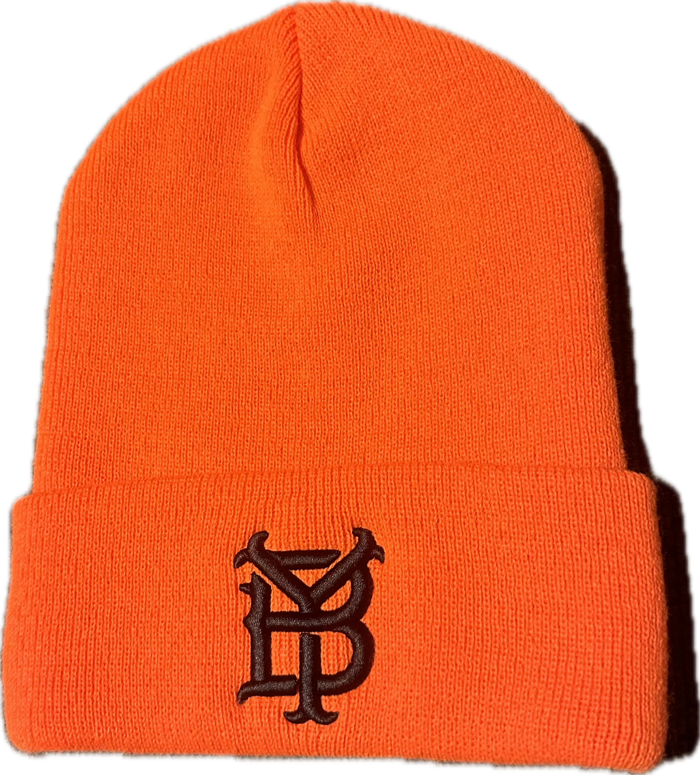 safety orange beanie